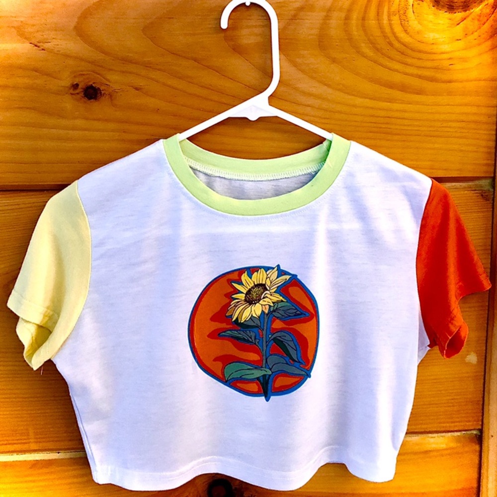 A cropped retro festive tee from SHEIN